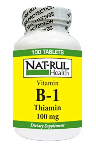 Natrul Health Vitamin B-1 100 Mg Tablets - 100 Ea, 2 Pack