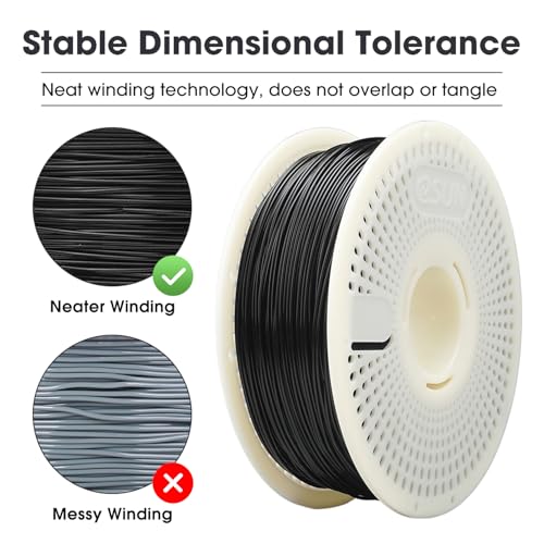 eSUN PLA+ Refilament 1.75mm and Upgarded eSpool+ Set, Reusable and Removable Filament Spool Replacement with 3D Printer Refill PLA Plus, 1KG Spoolless 3D Printing Filament, Cold White