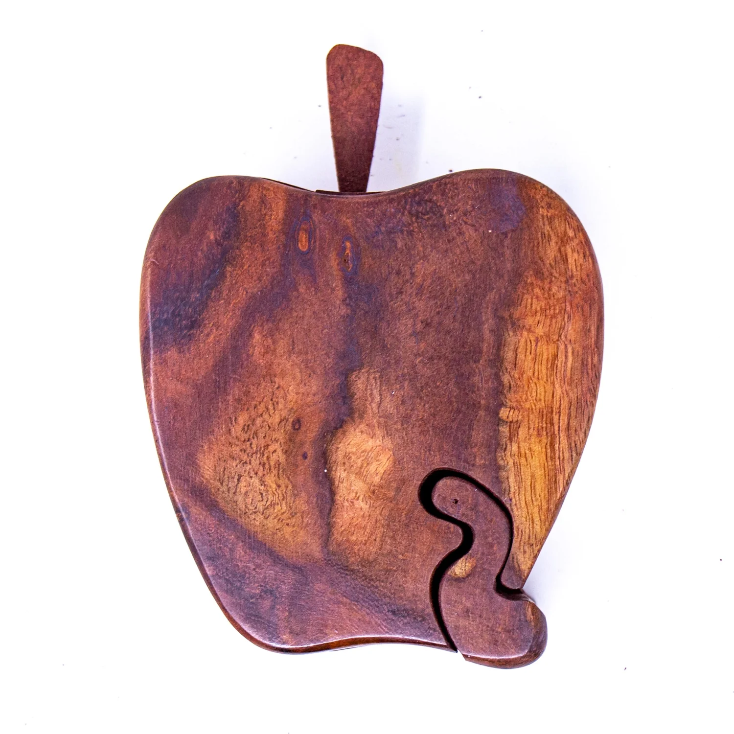 Global Crafts Handmade Apple Sheesham Wood Puzzle Box