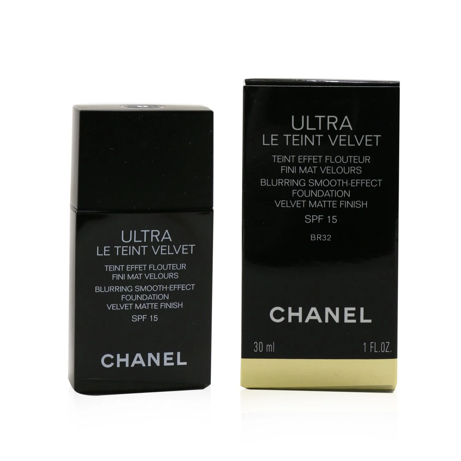 Chanel Ultra Le Teint Velvet Blurring Smooth Effect Foundation SPF 15 - # BR12 (Beige Rose)  30ml/1oz