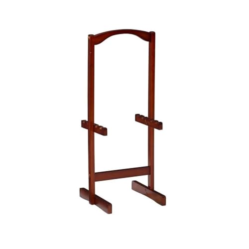 Pemberly Row 5 Piece Wood Folding Faux Marble Table Tray Set in Brown