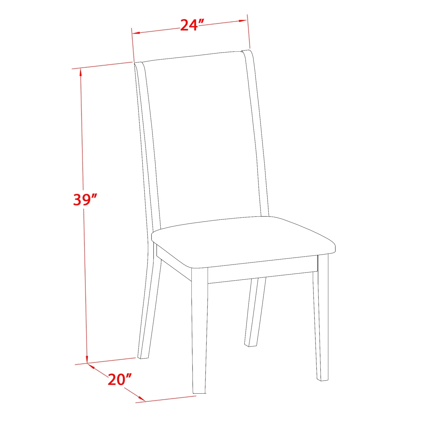 HomeStock Baroque Bliss 5-Piece Dining Room Table Set- 4 Dining Chairs And Small Round Table Hardwood Structure -High Back & Mahogany Finish