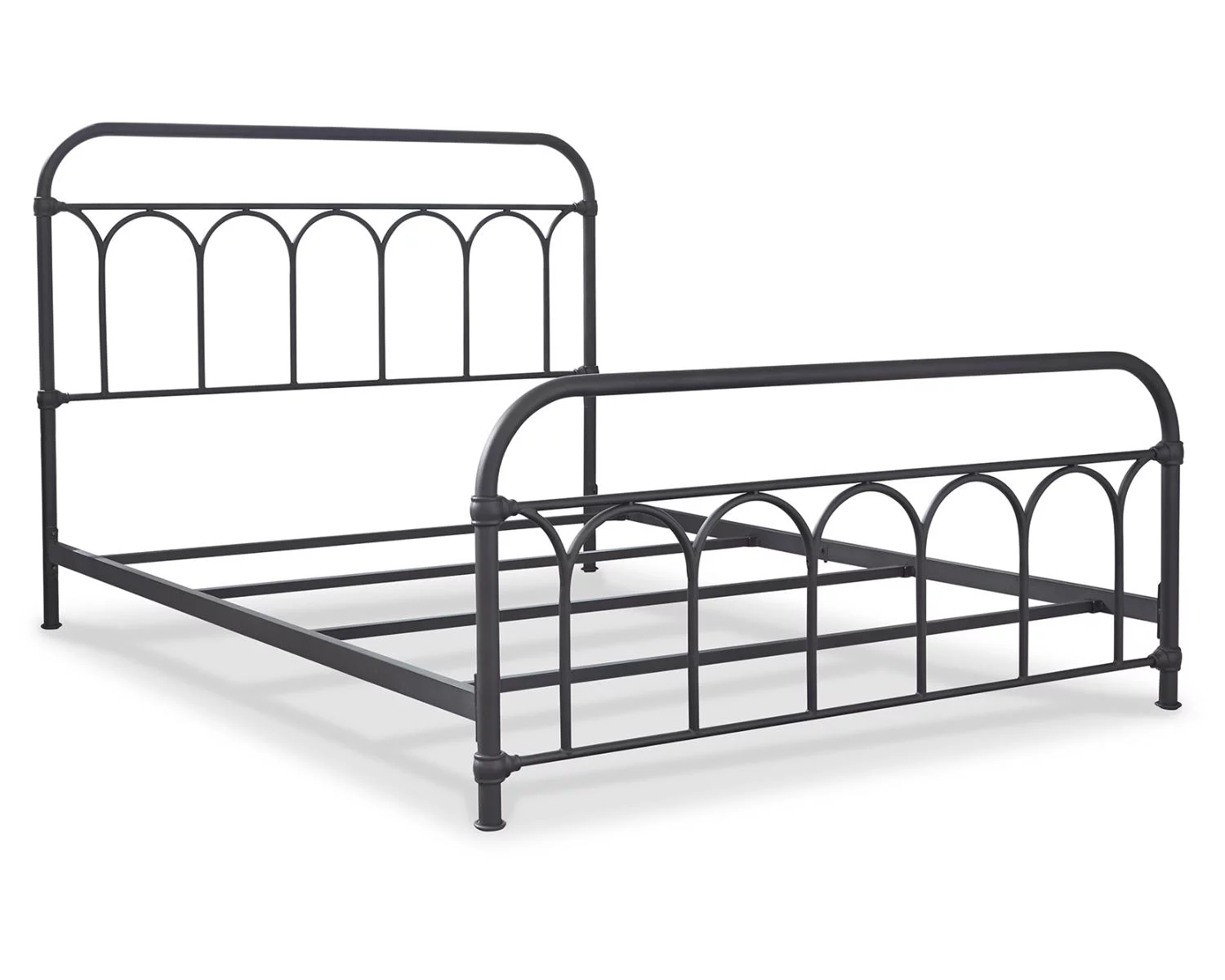 Signature Design by Ashley Casual Nashburg Queen Metal Bed  Black