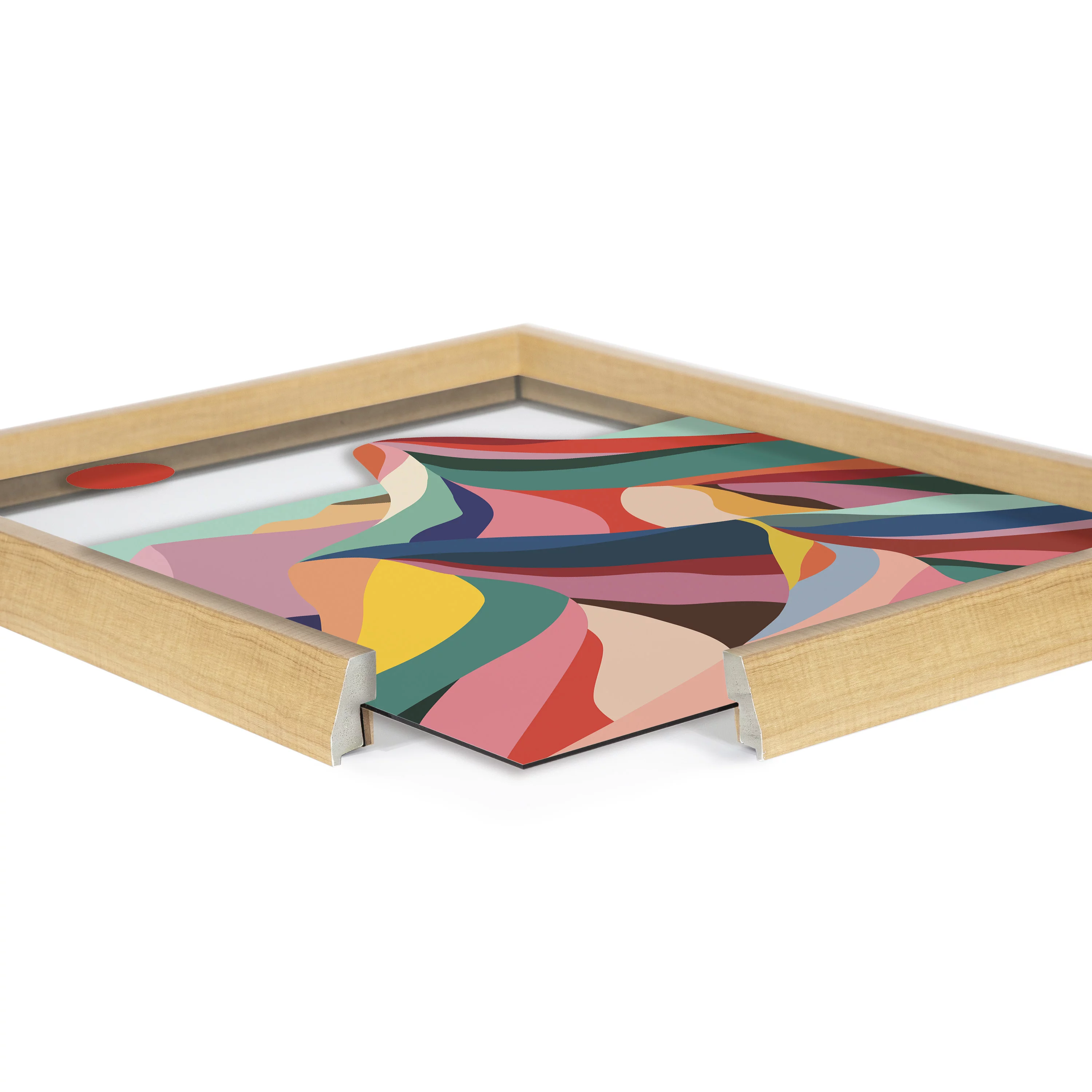 Blake MCM Mountains 18 in x 24 in Framed Painting Art Prints, by Kate and Laurel