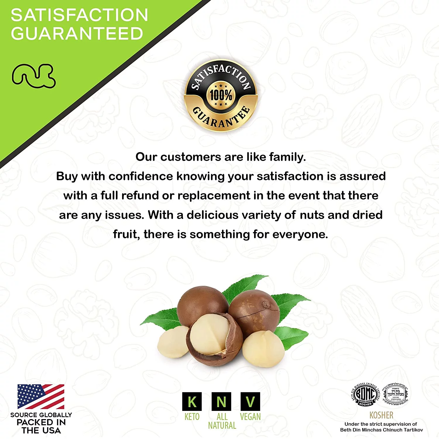 Macadamia Nuts Freshly Roasted & Salted (16oz - 1 lbs) by Nut Cravings