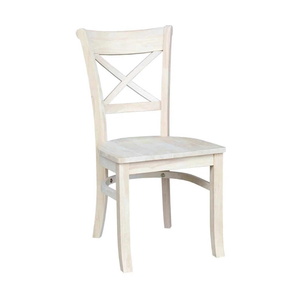Set of Two Charlotte X-Back Chairs