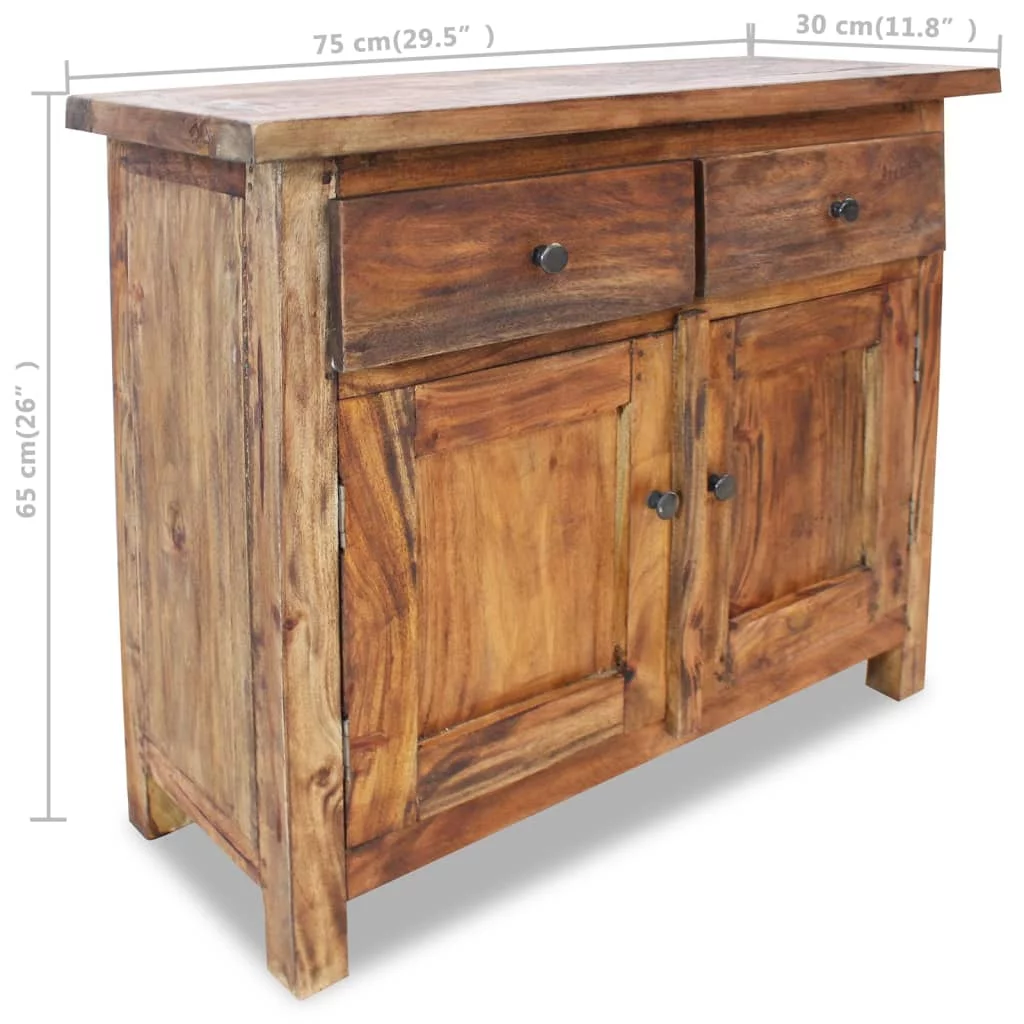 Sideboard Solid Reclaimed Wood 29.5