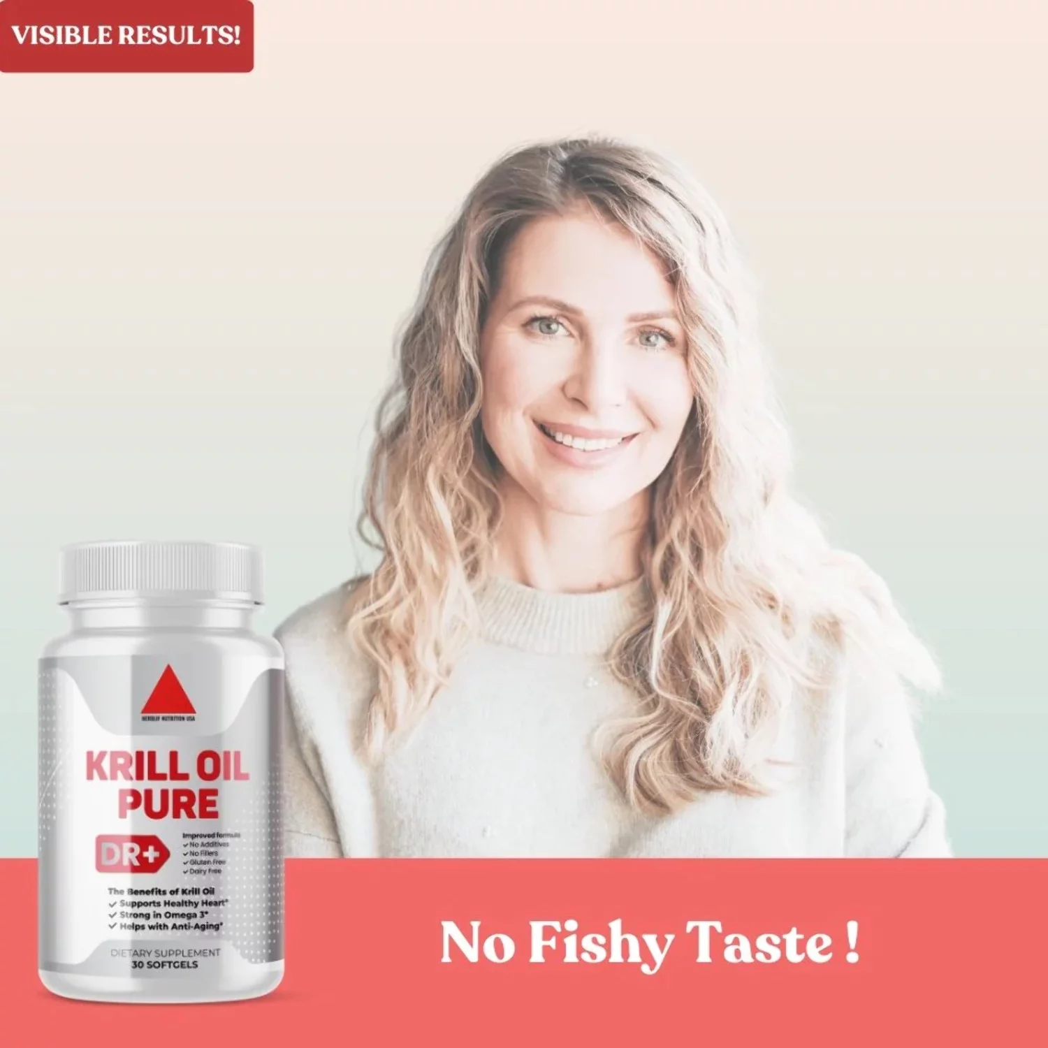 Omega-3 Antarctic Krill Oil 500mg - Heart health, Brain Function, Joint Flexibility | 3-Pack