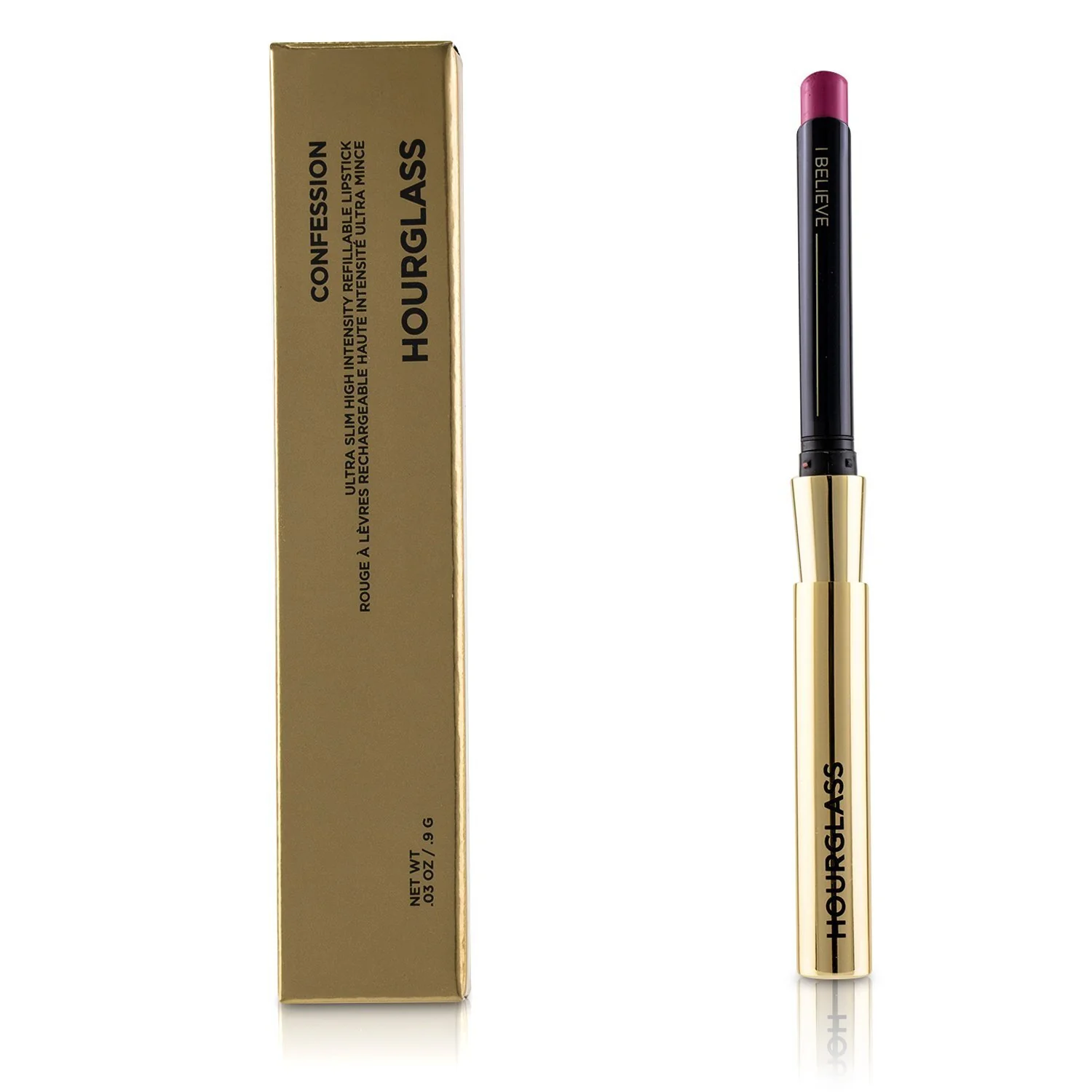 HourGlass Confession Ultra Slim High Intensity Refillable Lipstick - # I've Been (Deep Rose Brown)  0.9g/0.03oz