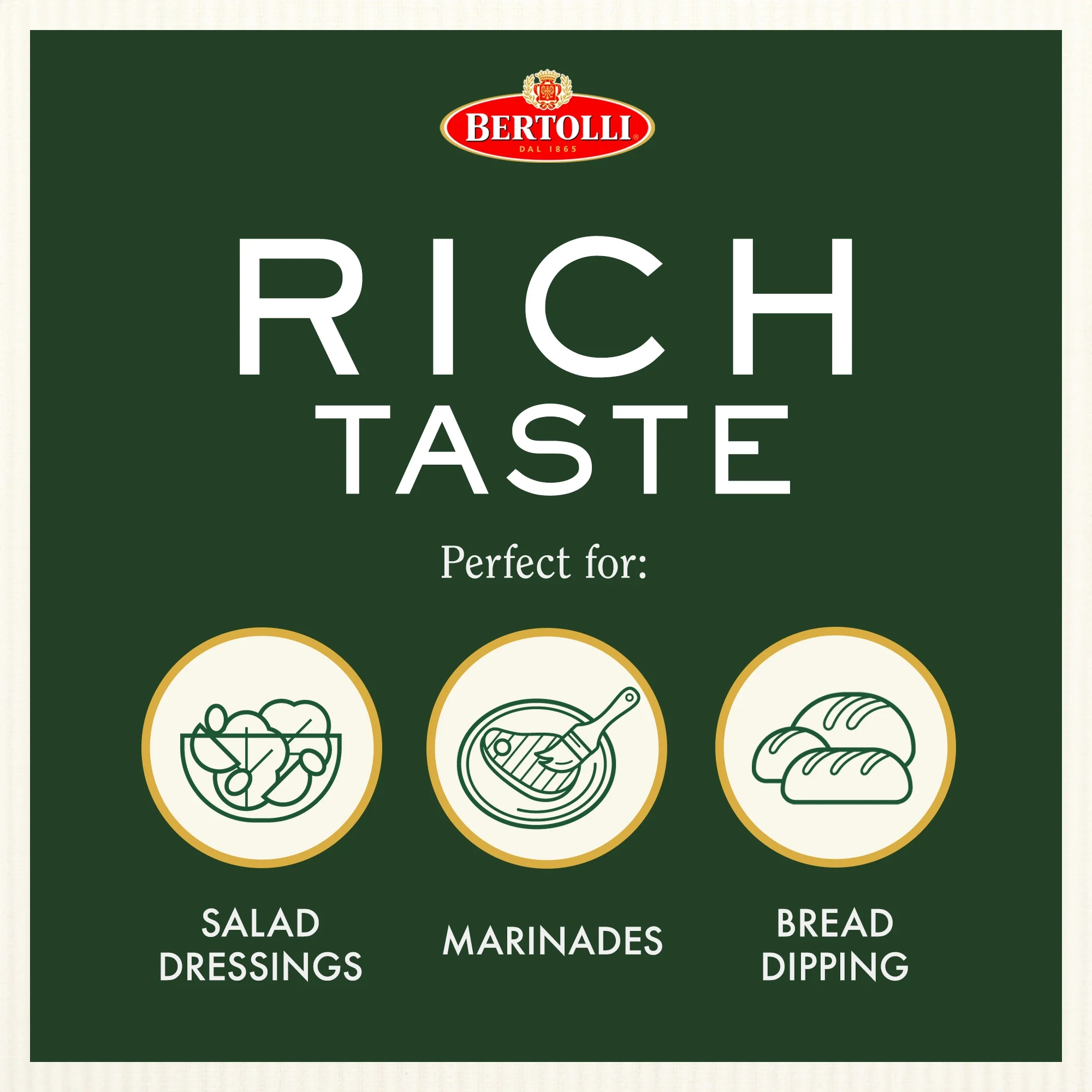 Bertolli Extra Virgin Olive Oil, Rich Taste, 50.7 fl oz