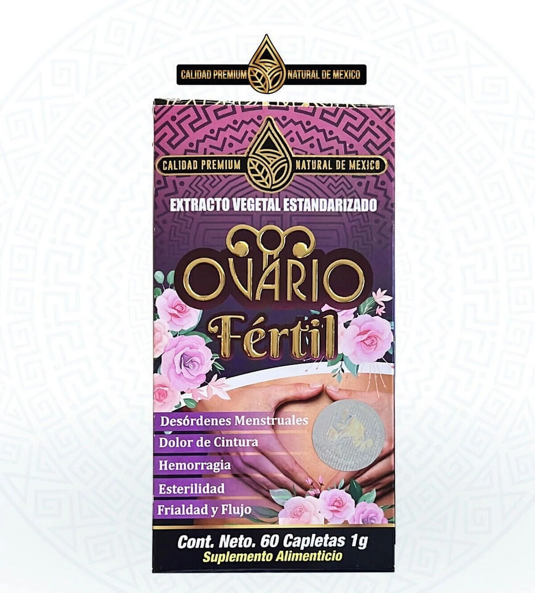 Ovario Fertil / Fertile Ovary Supplement 60 Caplets