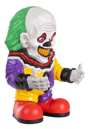 Fun Costumes Scary Killer Clown Candy Bowl Holder Decoration - Detailed Evil Clown Candy Dish - Perfect for Halloween - Standard - Multicolor