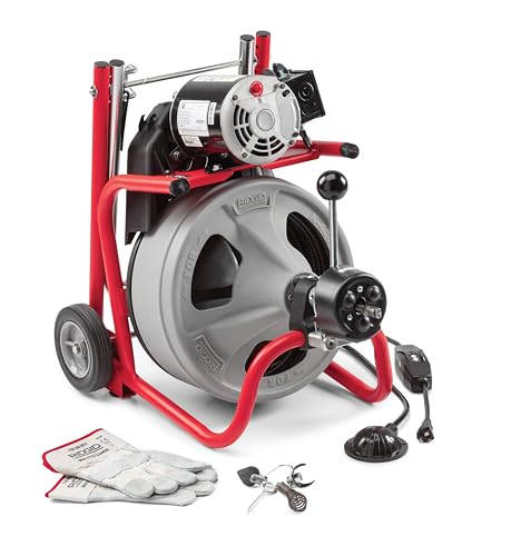 RIDGID 26998 Model K-400 Drain Cleaning 120-Volt Drum Machine Kit with C-45IW 1/2