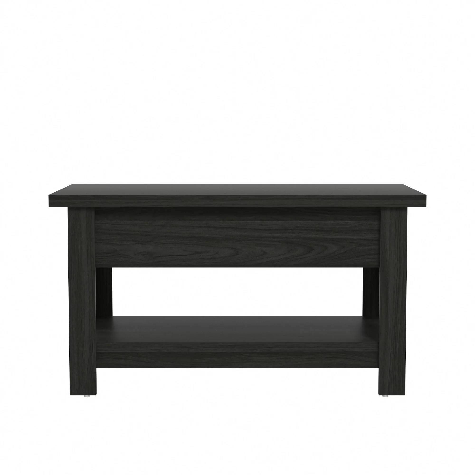 Hillsdale Coover Wood Rectangle Lift Top Coffee Table, Black