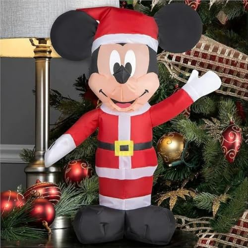 Disney Magic Holiday Mickey Mouse Airdorable 22-inch Tabletop Inflatable