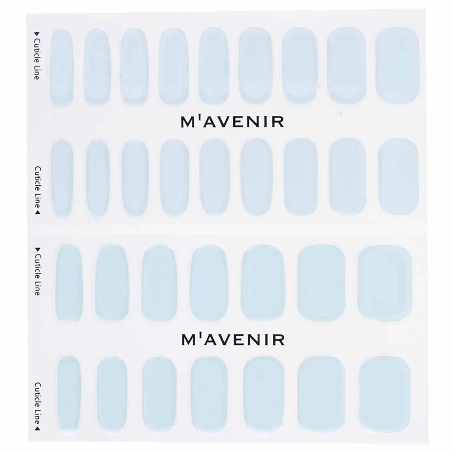 Mavenir Nail Sticker (Blue) - # Blue Leaf Nail  32pcs