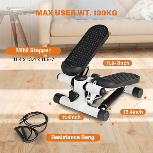 YSSOA Mini Stepper with Resistance Band