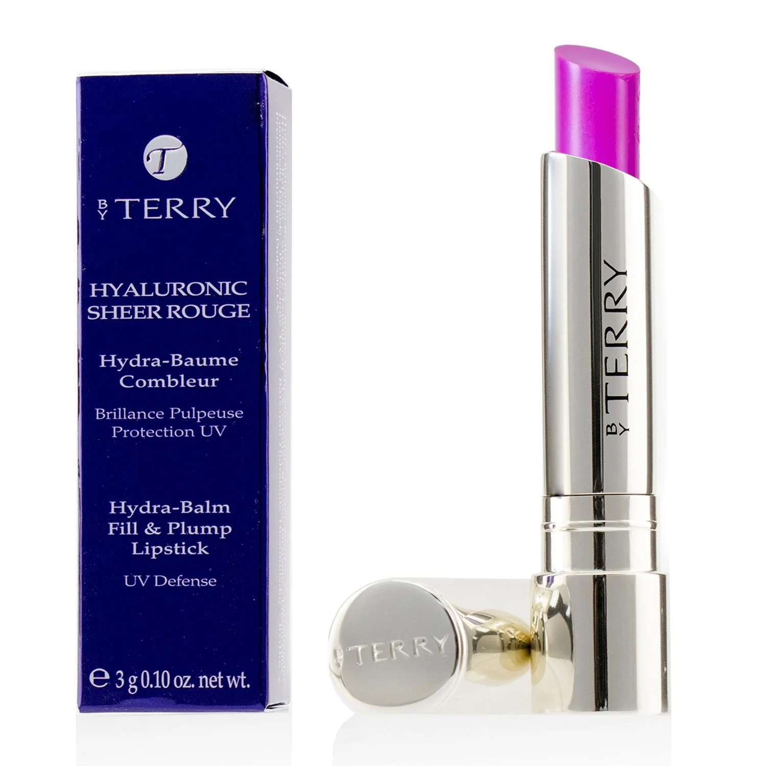 By Terry Hyaluronic Sheer Rouge Hydra Balm Fill & Plump Lipstick (UV Defense) - # 6 Party Girl  3g/0.1oz