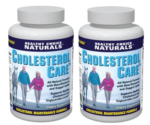 Cholesterol Care Supplement – All Natural Formula (2 bottles/120 Tablets)
