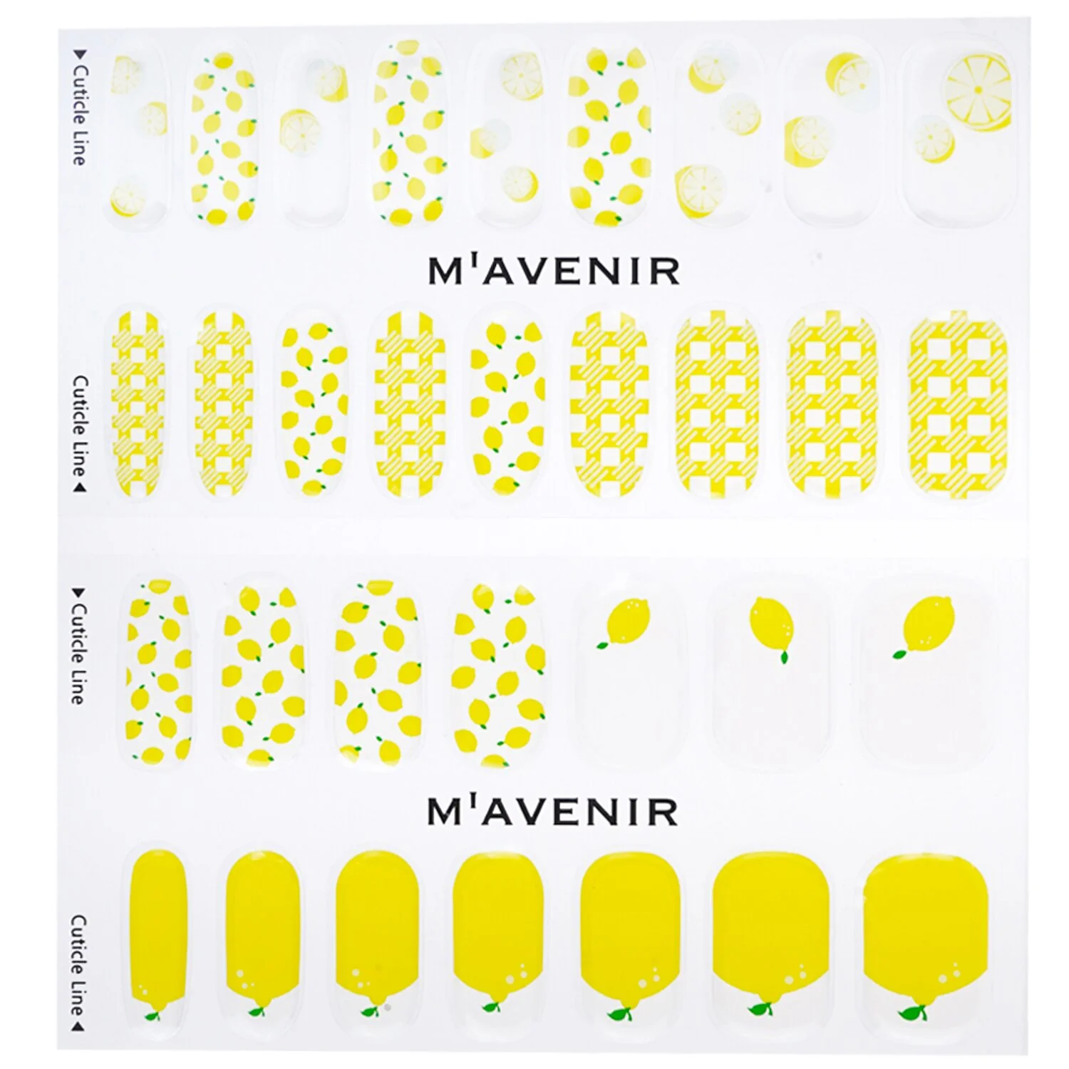 Mavenir Nail Sticker (Yellow) - # Brillante Pumpkin Nail  32pcs