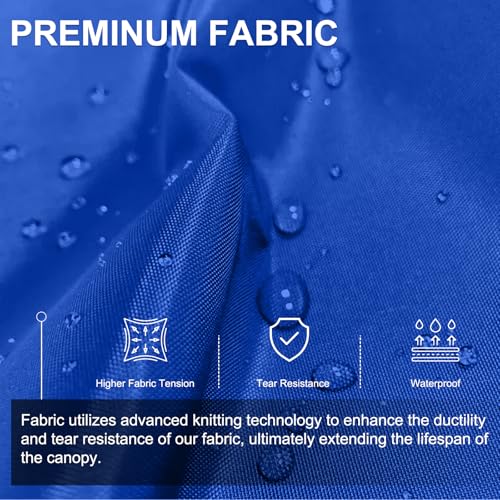 ABCCANOPY Pop Up Canopy - Outdoor Patio Portable Canopy Tent Heavy Duty for Backyard and Deck with 4 Sandbags(White, 10x10)