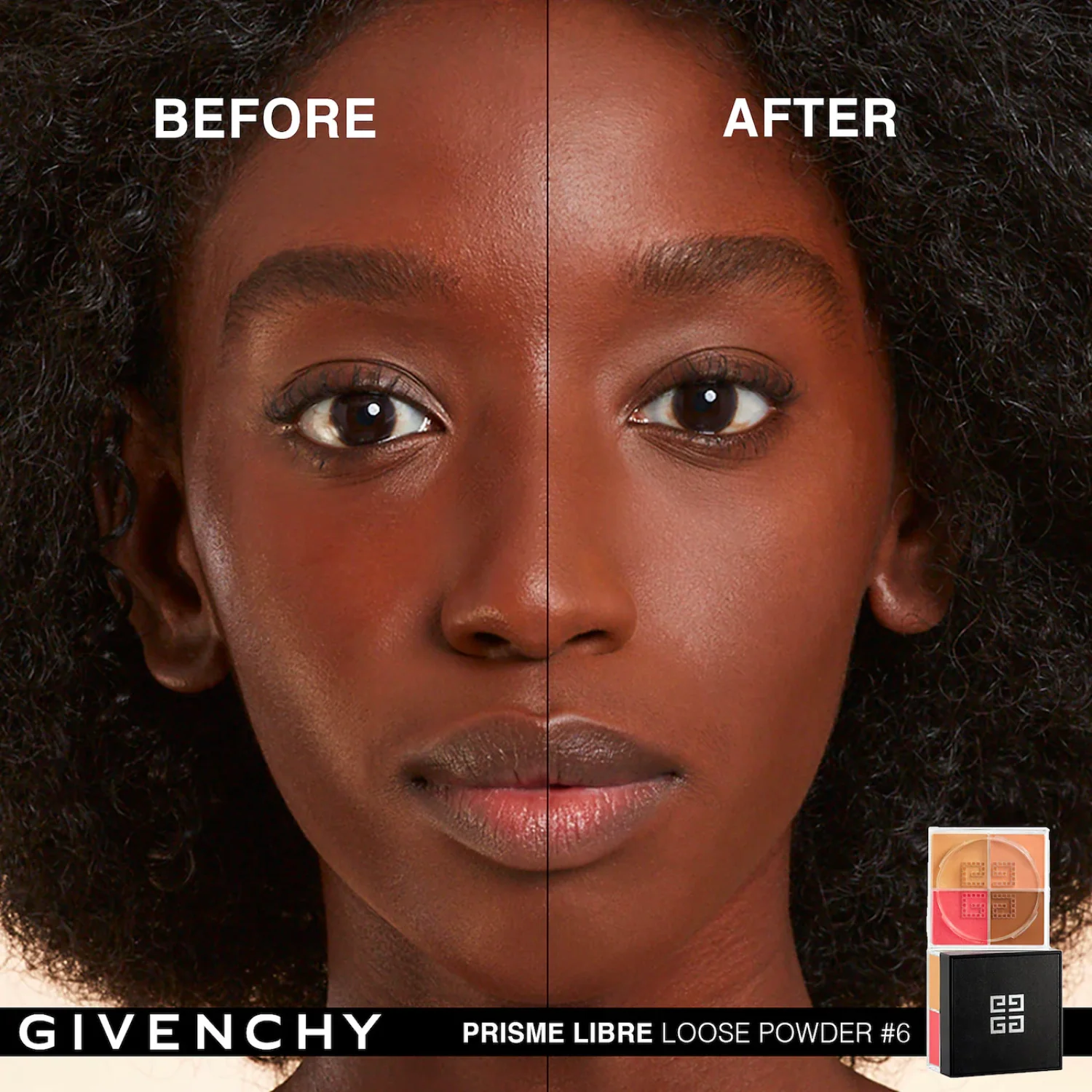 Givenchy Prisme Libre Mat Finish & Enhanced Radiance Loose Powder 4 In 1 Harmony - # 1 Mousseline Pastel  4x3g/0.105oz