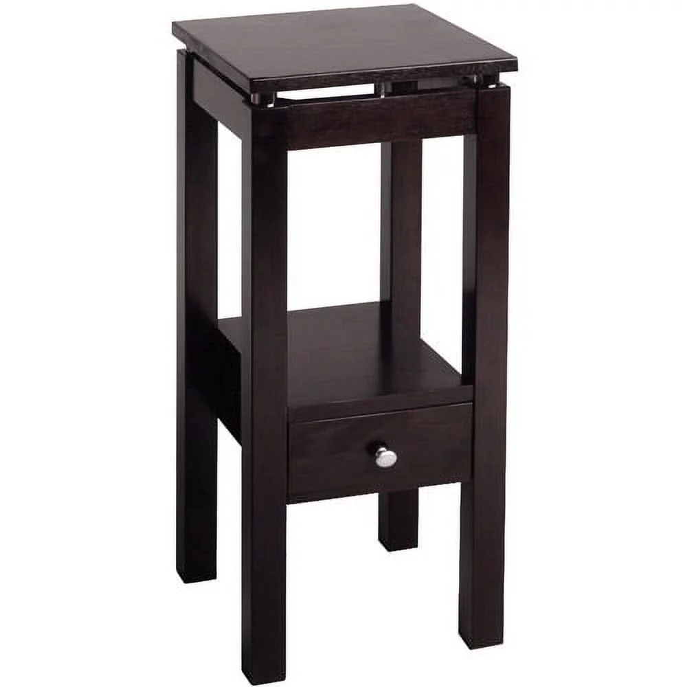 Winsome Wood Linea Phone Stand, Accent Table, Espresso Finish