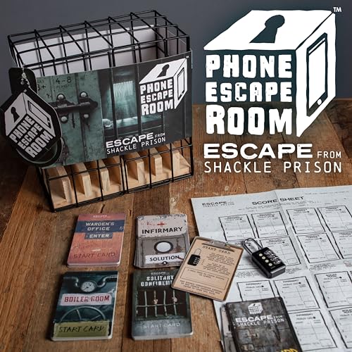 Boxer Gifts Phone Escape Room Game For Kids & Family Games Night – Brainteasers & Puzzles In a Box – Fun Gifts For Teenagers Birthday Or Christmas