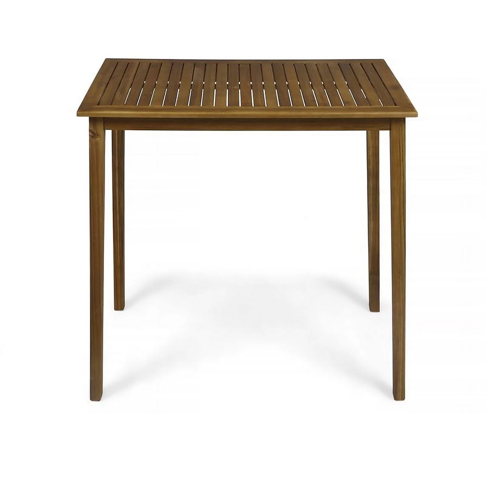 Afuera Living Rectangle Modern Wood Outdoor Bar Table in Teak