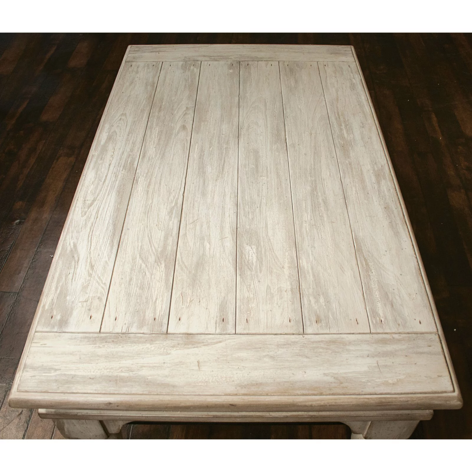 Riverside Furniture Regan Farmhouse Wood Coffee Table in Farmhouse White