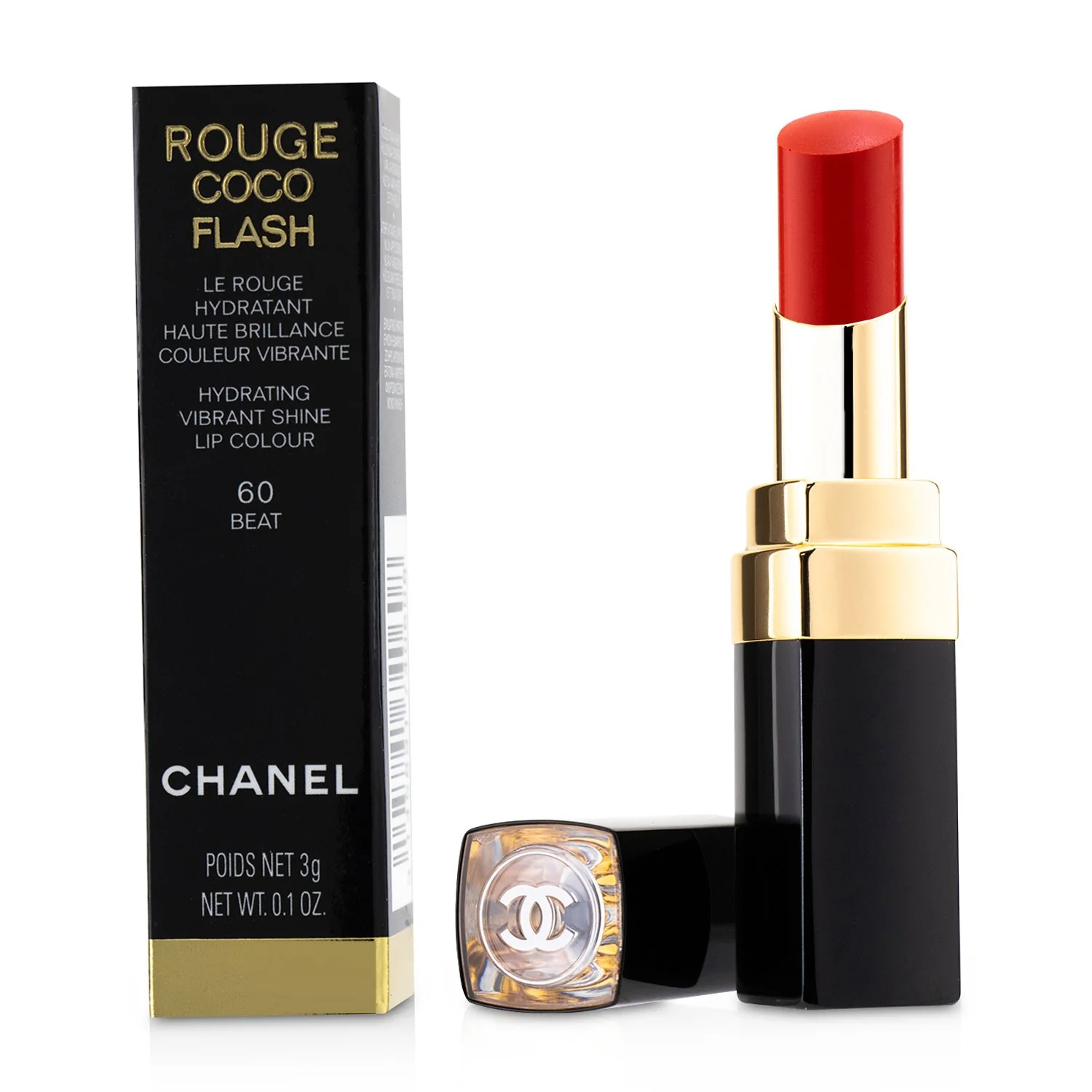 Chanel Rouge Coco Flash Hydrating Vibrant Shine Lip Colour - # 142 Crush  3g/0.1oz