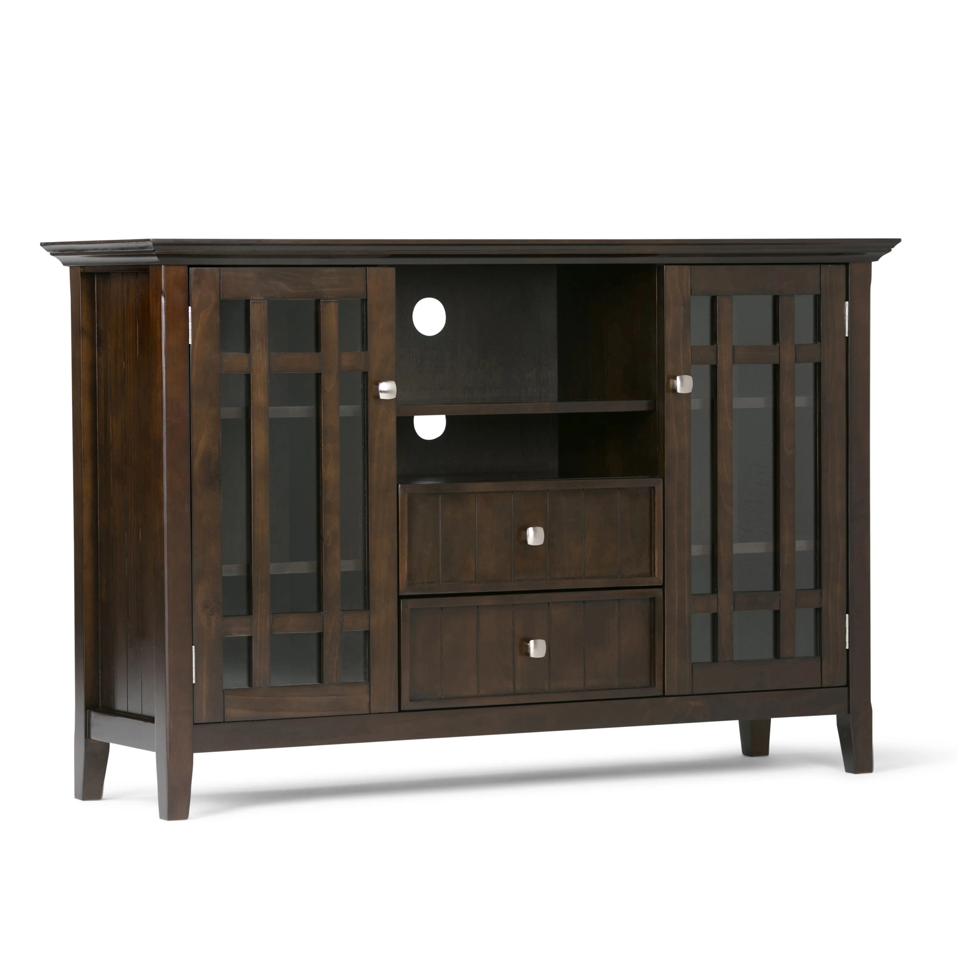 WyndenHall  Freemont 53-in. Dark Tobacco Solid Wood TV Stand - 53