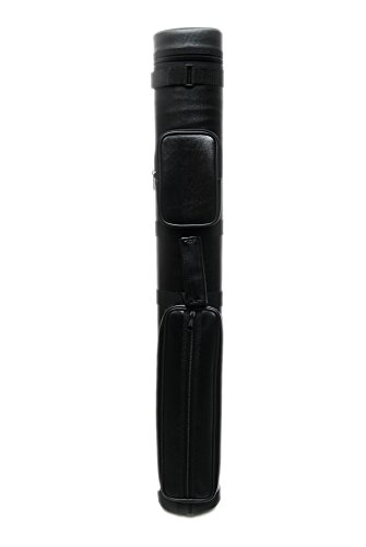HAN'S DELTA 2x2 Hard Pool Cue Billiard Stick Carrying Case, (Several Colors Available) (Black Oval)