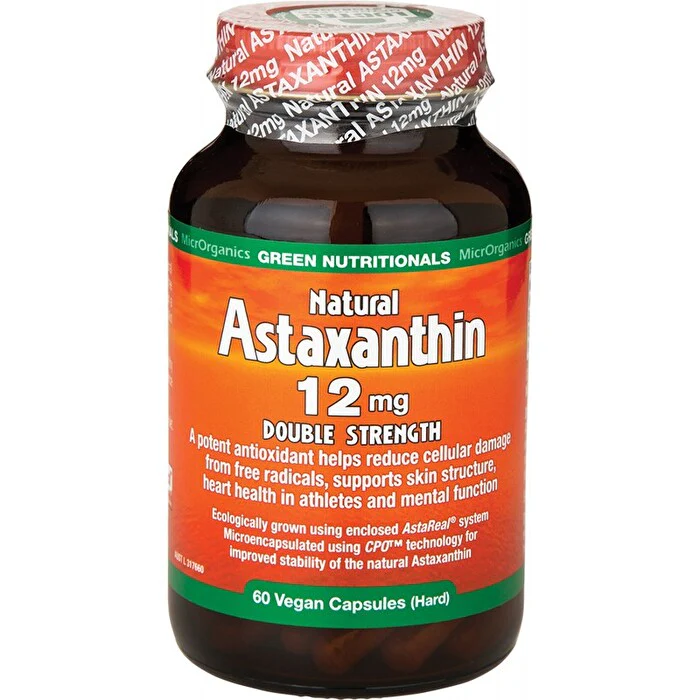 Green Nutritionals Natural Astaxanthin 12mg 60vc