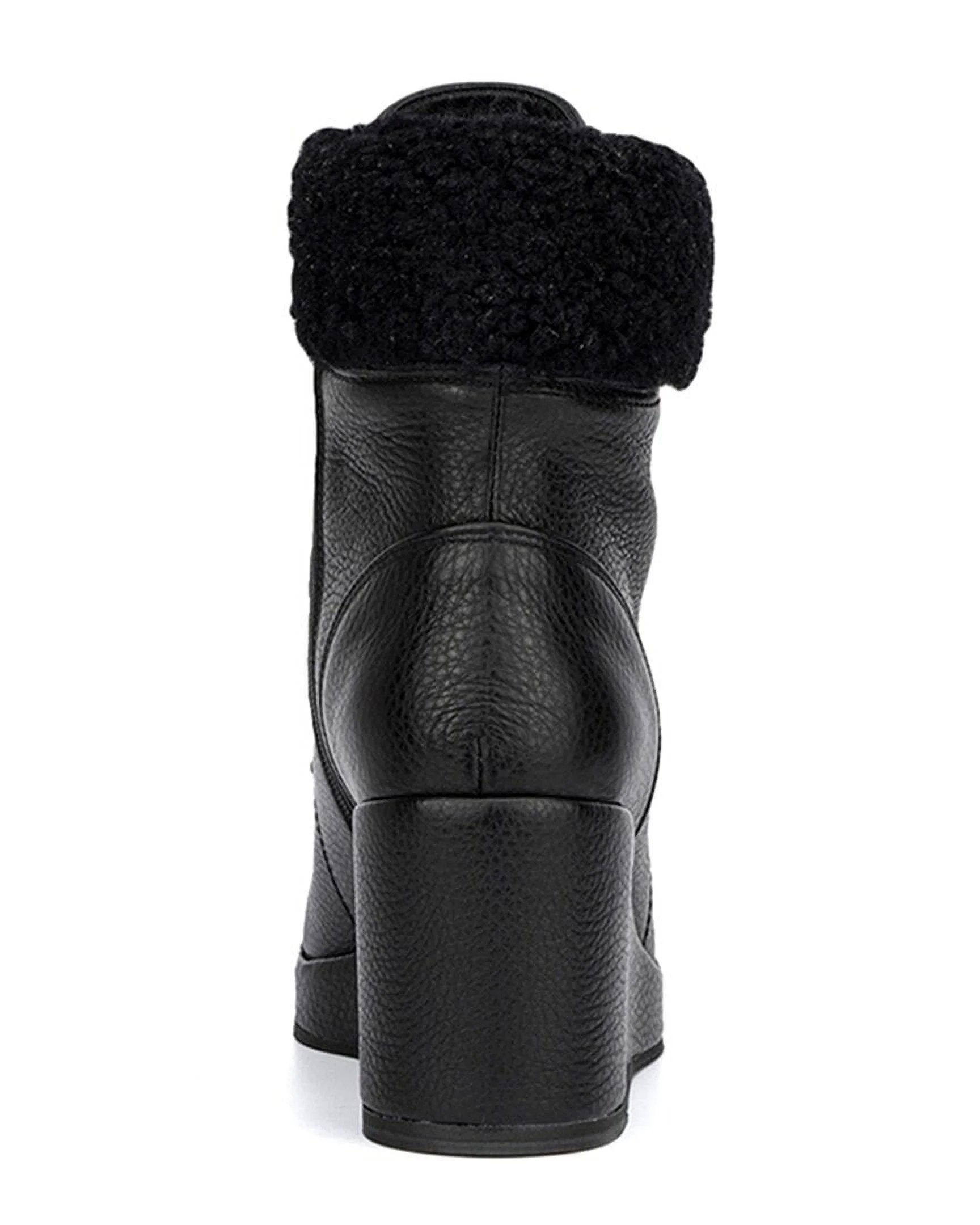 Aquatalia Inna Weatherproof Leather & Shearling Boot, 6