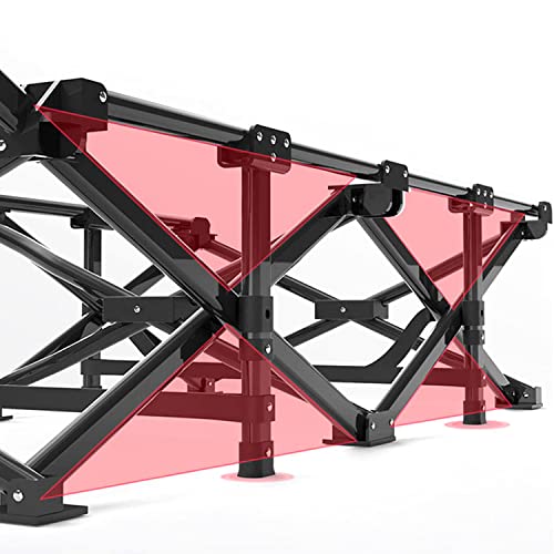 ATORPOK Camping Cot for Adults with Cushion Comfortable, Tent Folding Cot for Sleeping, Lightweight Folding Bed with Carry Bag Supports 450 lbs