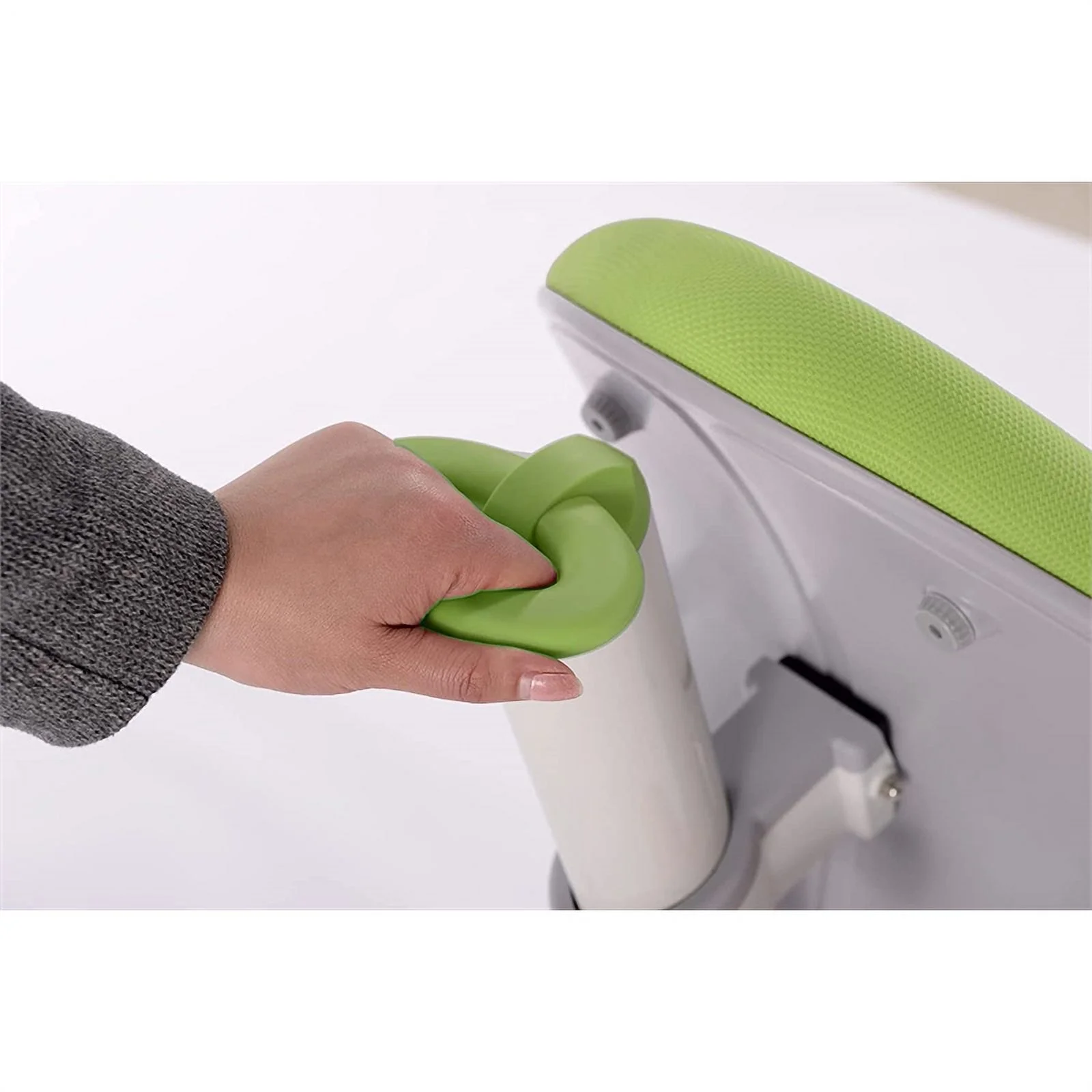 ApexDesk DX Series Children's Height Adjustable Chair with Study Desk in Green