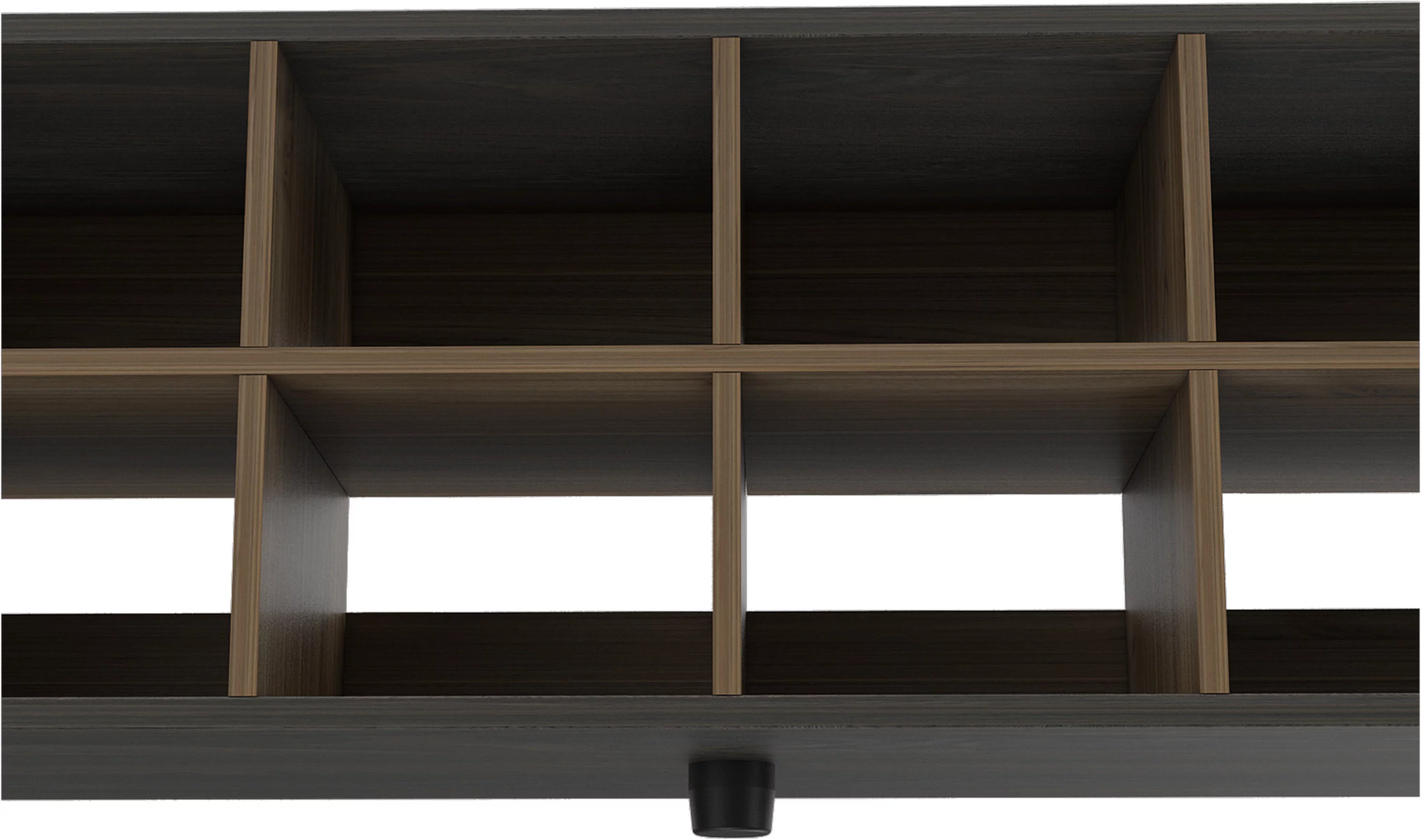 TUHOME 40-inch Wide Entryway Storage Unit, 8 Shoe Capacity, Carbon Espresso