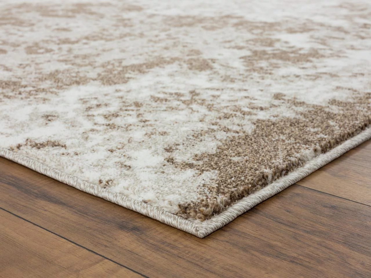 Luxe Weavers Modern Abstract Coastal Brown 5'2