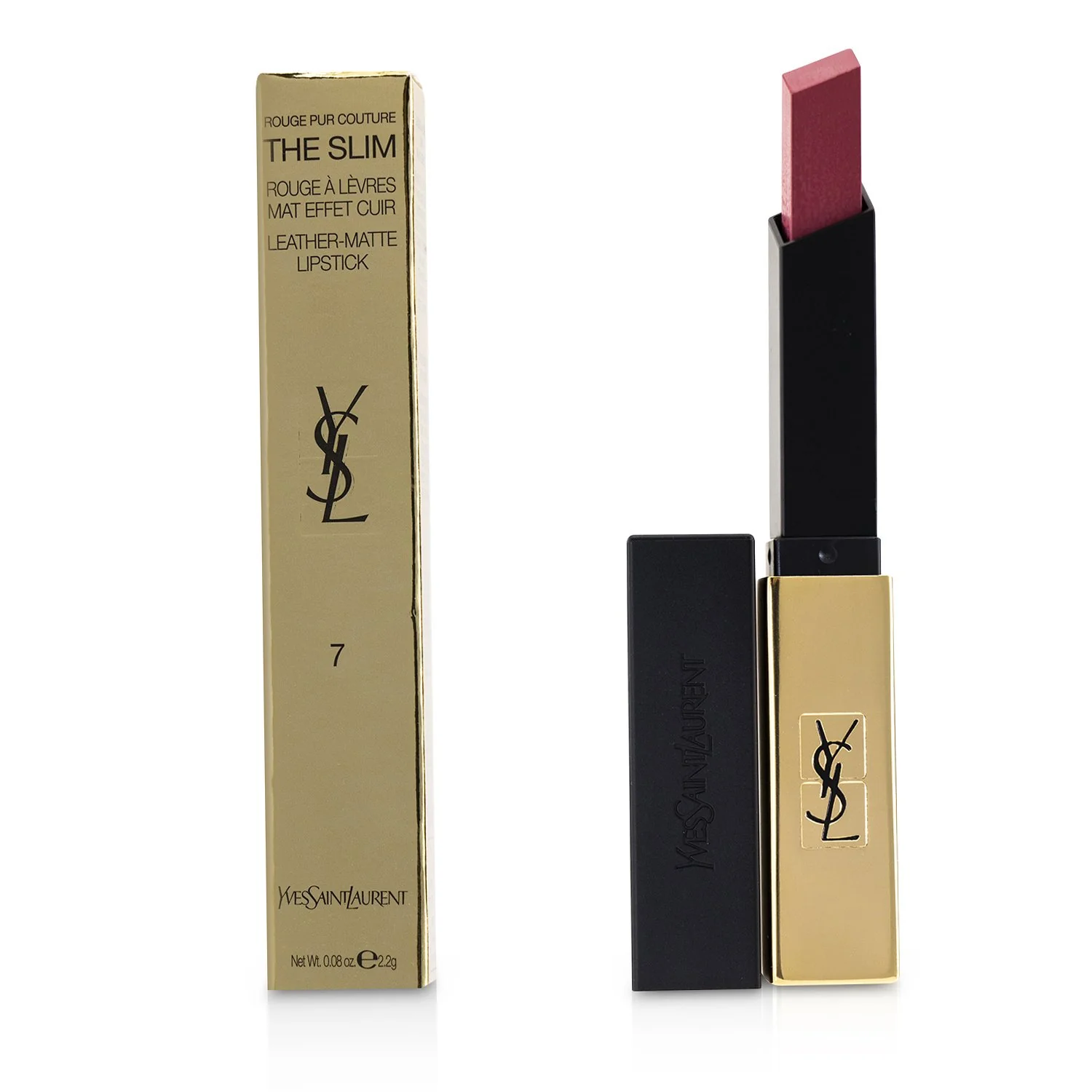 Yves Saint Laurent Rouge Pur Couture The Slim Leather Matte Lipstick - # 32 Rouge Rage  2.2g/0.08oz