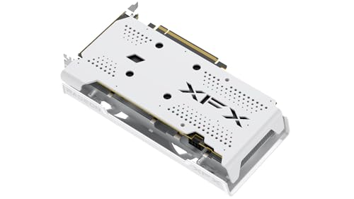 XFX Swift AMD Radeon RX 9060 XT OC White Gaming Edition with 8GB GDDR6 HDMI 2xDP, AMD RDNA 4 RX 9060XT RX-96TSW8GWQ