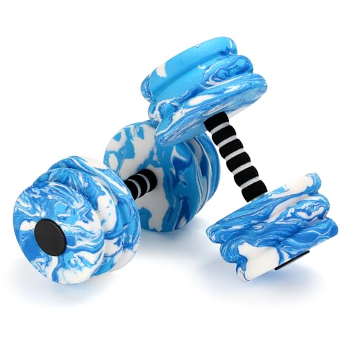 Aquatic Exercise Dumbbells, Water Dumbbells, 2PCS Foam Barbells for Men Women Water Workouts