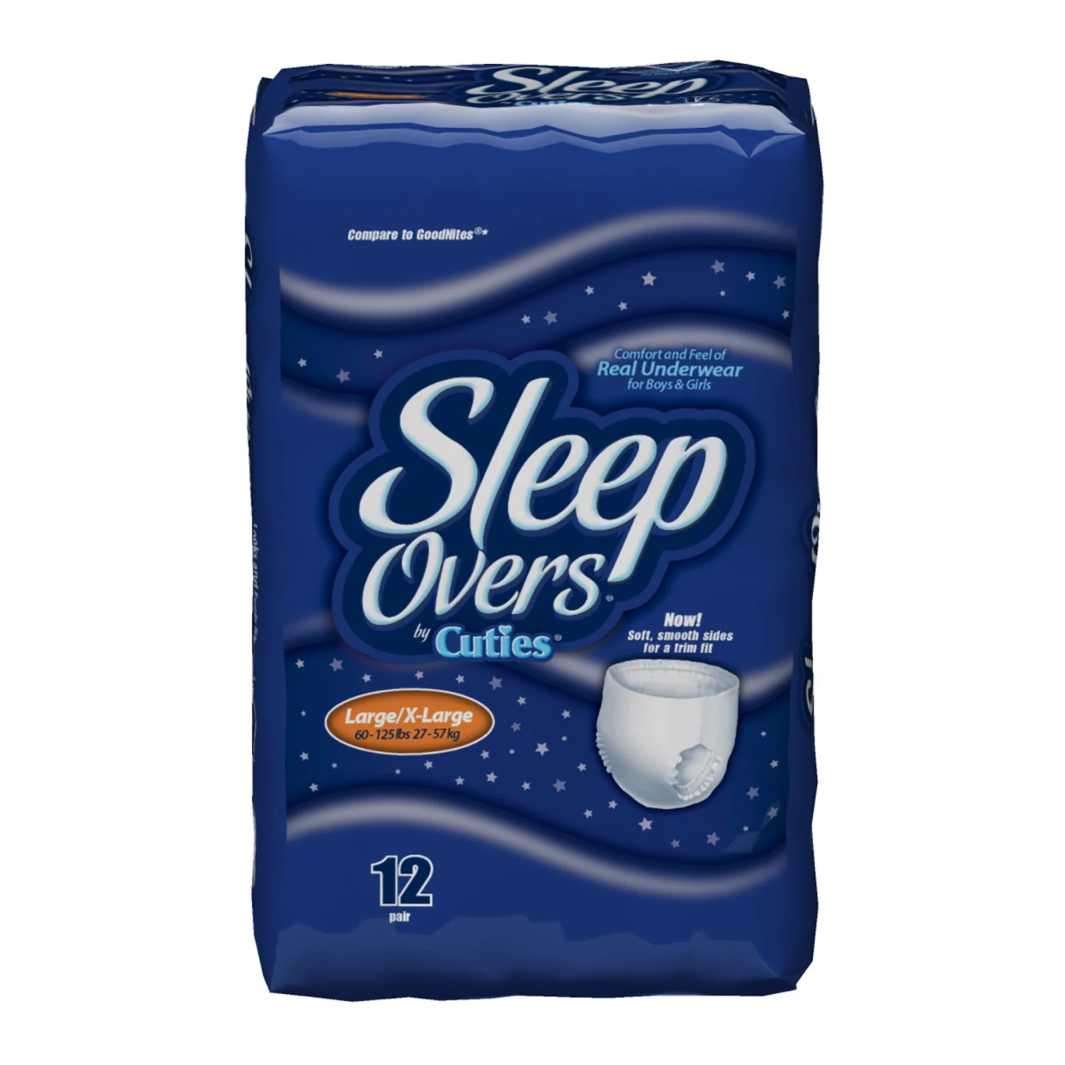 SleepOvers X-Large, 85 - 140 lbs, Pack of 22