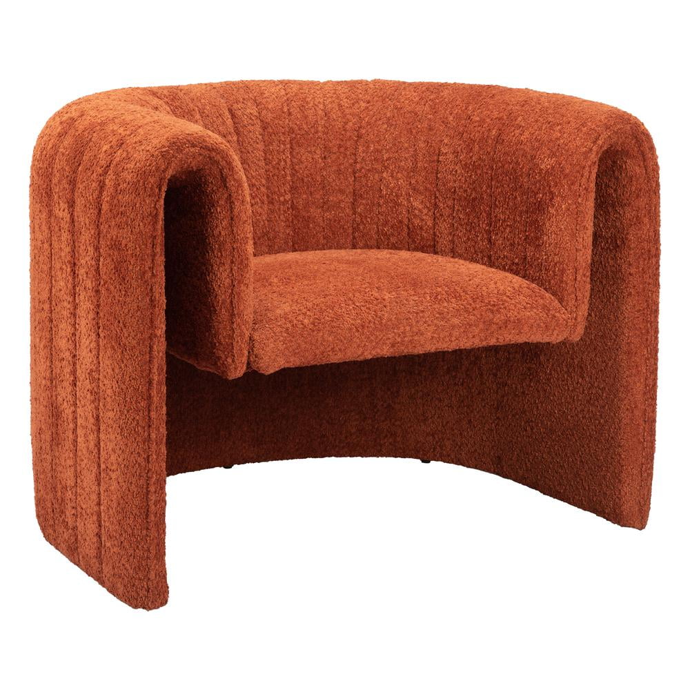 Zuo Viana Accent Chair Burnt Orange