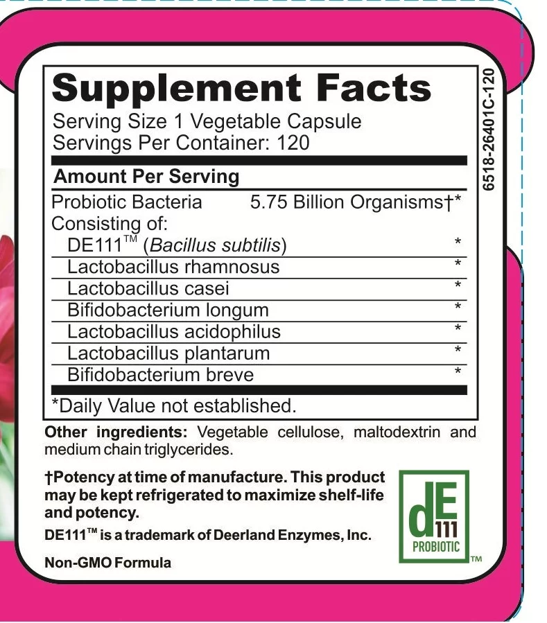 Her Secret Women Prebiotics 60 pills Control Fishy Odor, Support pH Balance 60 Capsules