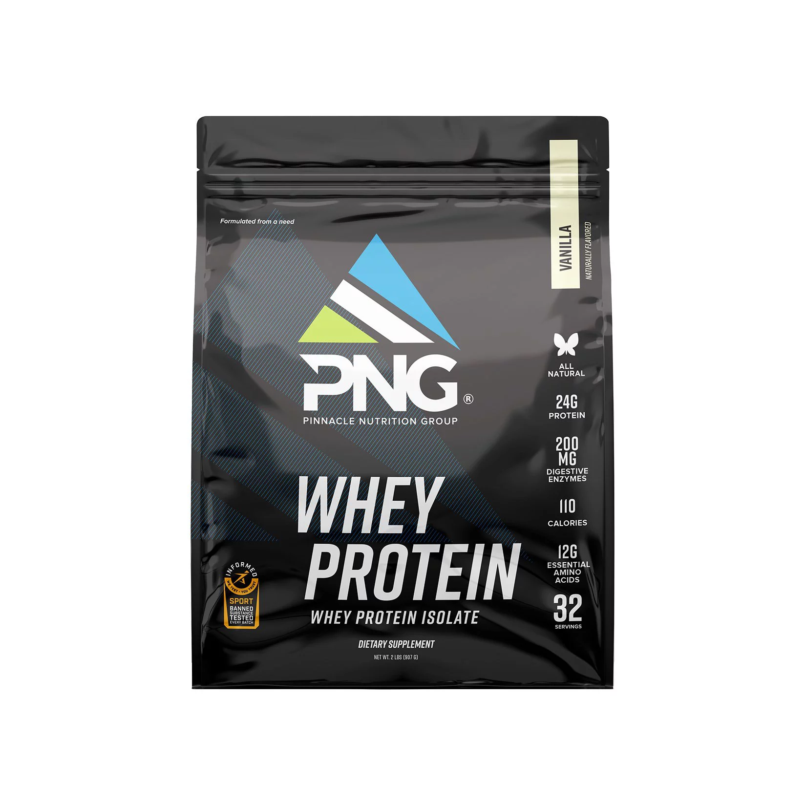 Pinnacle Nutrition Group Vanilla Whey Protein Isolate