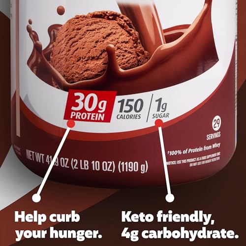 Premier Protein Powder, Vanilla Milkshake, 30g Protein, 1g Sugar, 100% Whey Protein, Keto Friendly, No Soy Ingredients, Gluten Free, 17 Servings, 23.3 Ounces