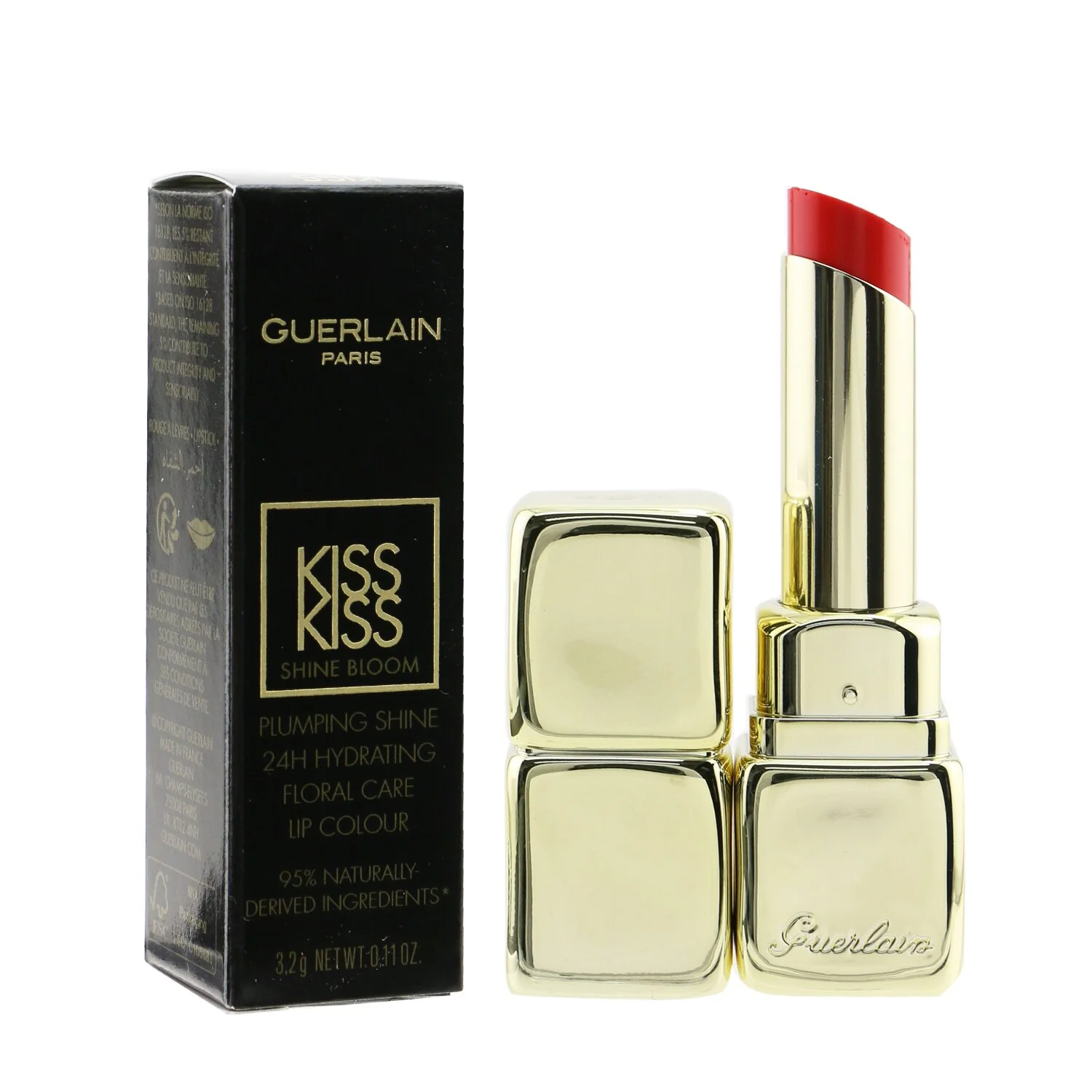 Guerlain KissKiss Shine Bloom Lip Colour - # 739 Cherry Kiss  3.2g/0.11oz