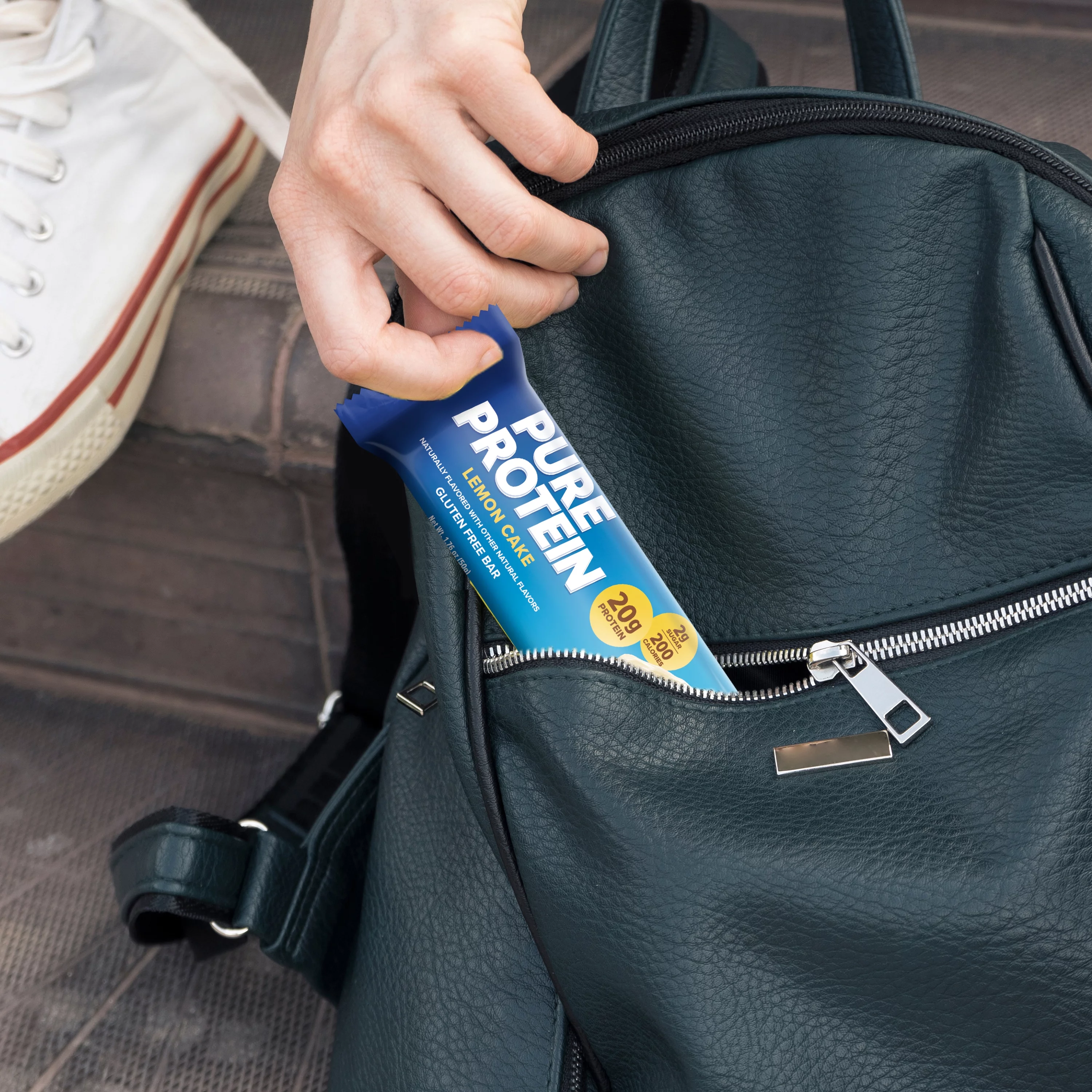 Pure Protein Bars, Lemon Cake, 20g Protein, Gluten Free, 1.76 oz, 6 Ct