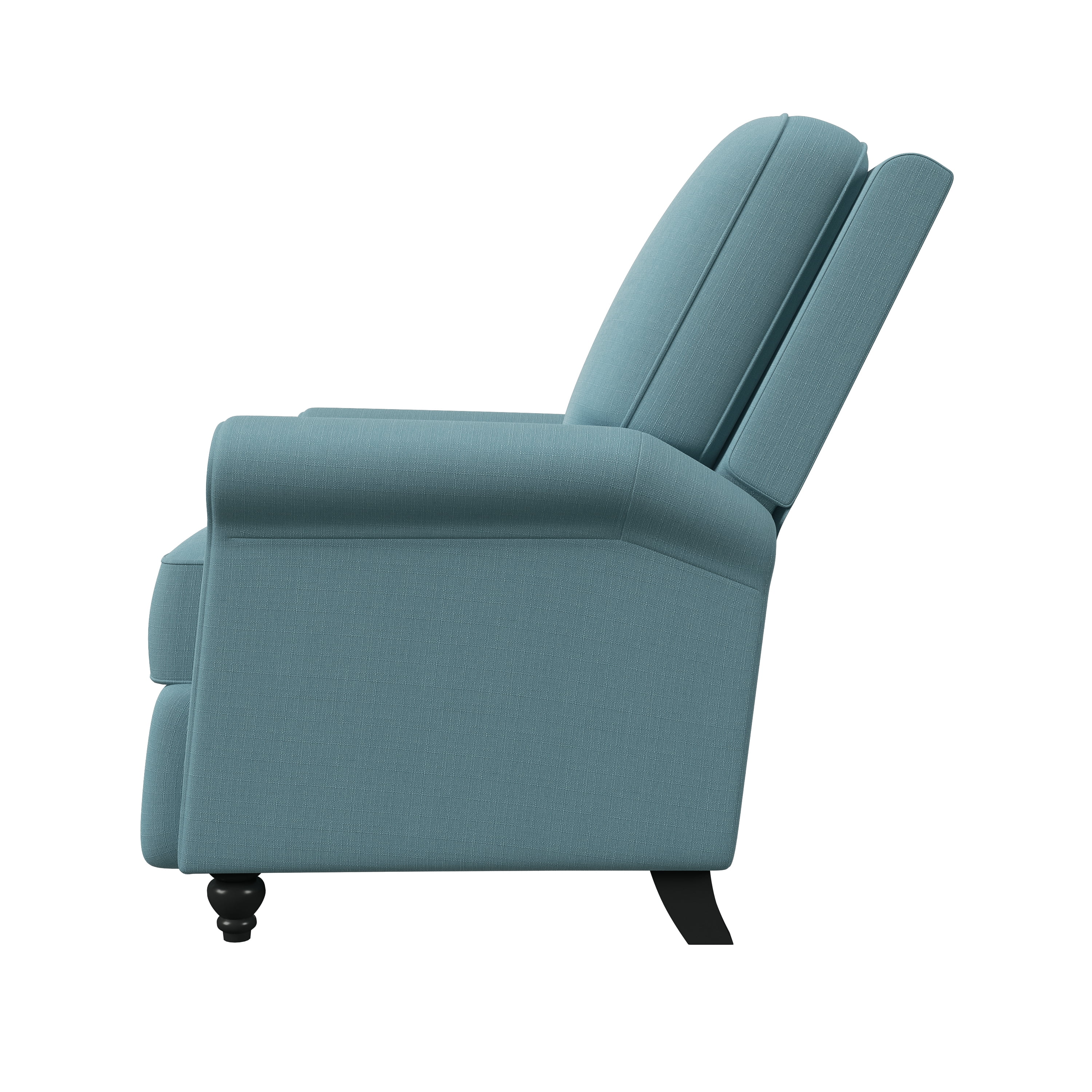 Homesvale Lincoln Push Back Recliner Chair, Sky Blue